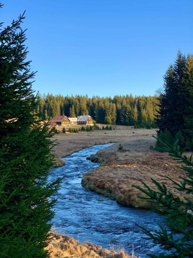 Horska Kvilda - Ubytovani U Chvalu Bagian luar foto