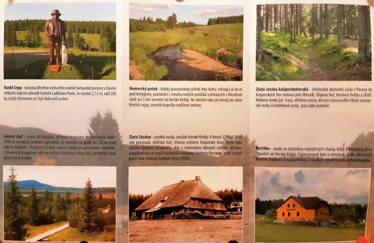Horska Kvilda - Ubytovani U Chvalu Bagian luar foto